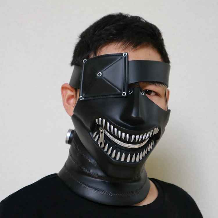 Одежда с надписью Tokyo Ghoul Ken Kaneki костюмная маска косплей реквизит PVC взрослый
