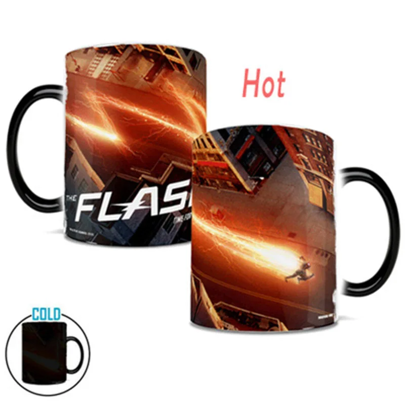 Мужская фарфоровая Волшебная чашка Flash Man 2020 кружка с супергероями 11 унций