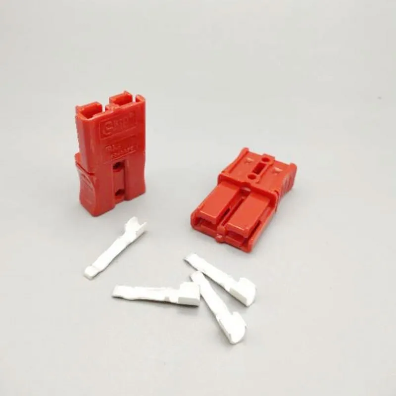 Фото 2Pcs/Lot Battery Stecker  600V 40A 6 AWG Modelbau Stapler  Electric Connector №2