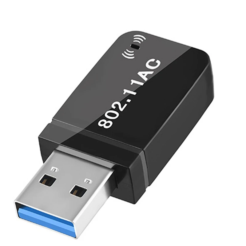 

Dual Band 1300Mbps Wireless AC1200 Network Card USB WIFI Adapter 802.11Ac Mini Portable Wi-Fi Adapter for PC Laptop