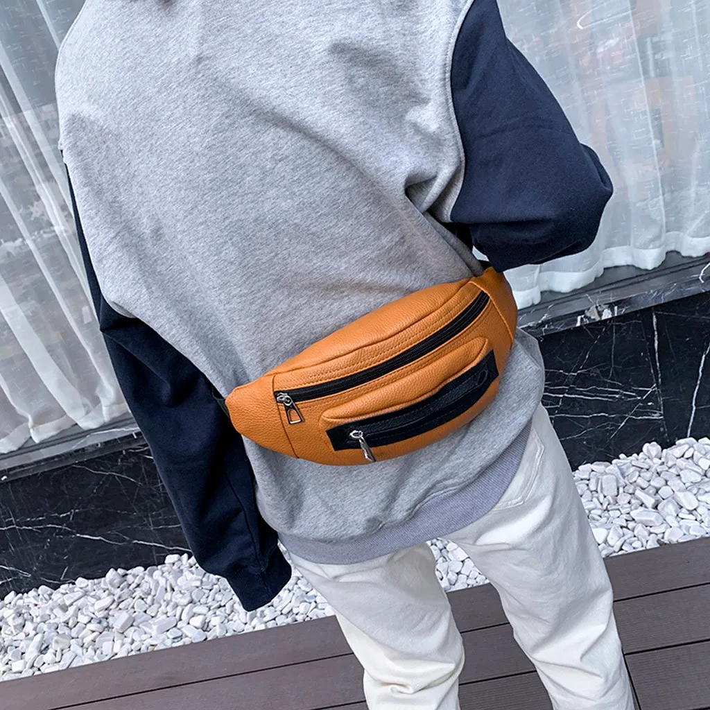 Поясная Сумка для бега кожаная тактическая поясная сумка женщин телефона денег