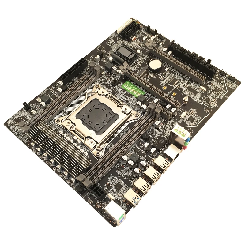 Стандартная плата ATX X79Z LGA2011 материнская SATA3 HDD M.2 NVME SSD поддержка 4 DDR3 1866 1600 1333 МГц