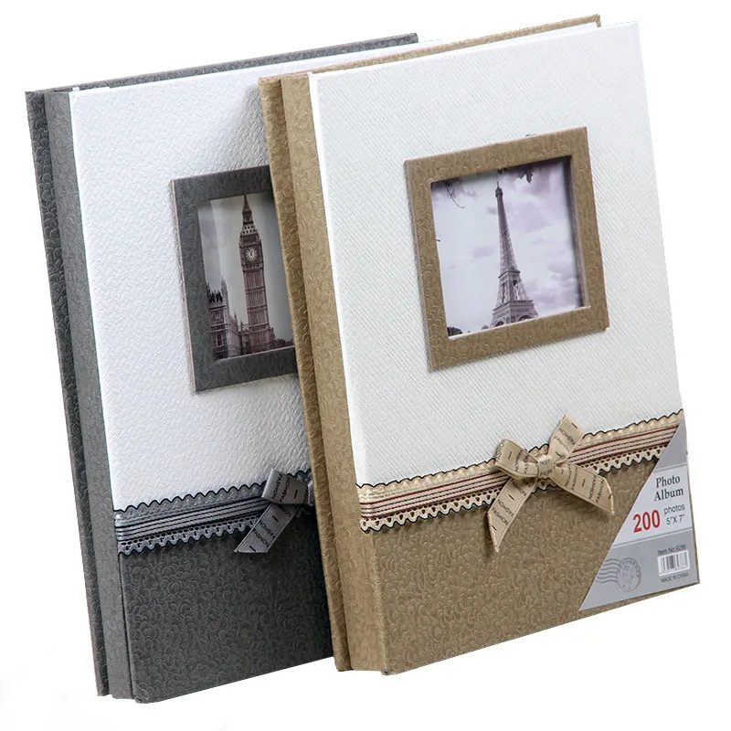 200 pockets 7 inch insert children's photo album picture storage box children's birthday gift scrapbook wedding photo album