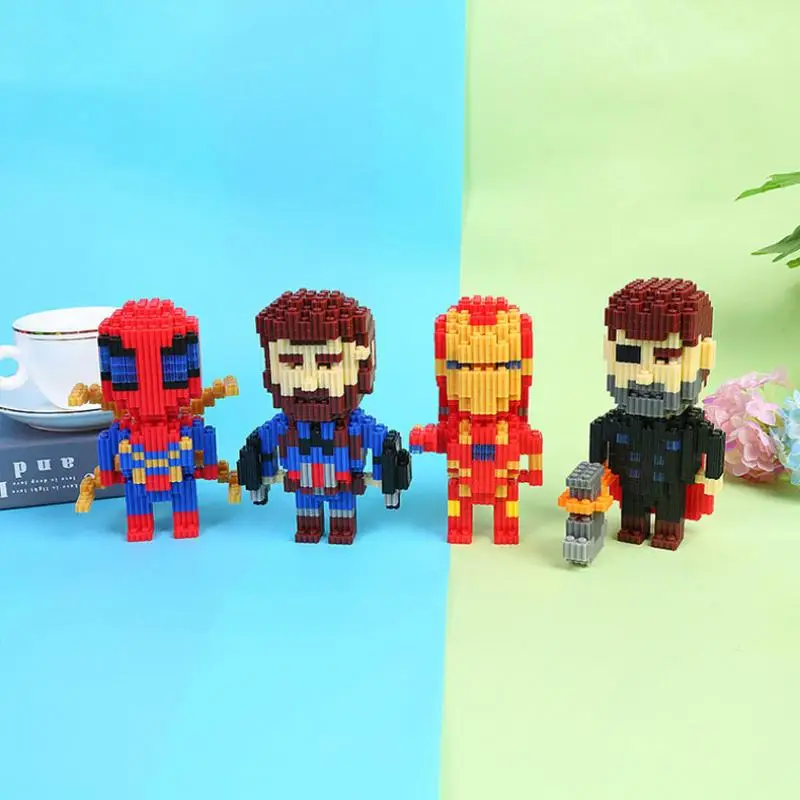

Sembo Blocks Avengers Iron Man Stacked Blocks Interactive Mini Compatible Block Brinquedos Diferentes Para Criancas New Gift