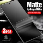 3 шт. матовое Защитное стекло для Xiaomi Redmi Note 10 Pro 10 s 10T Гидрогелевая пленка 3D на Xiomi Redme Note10 Защитная пленка для экрана