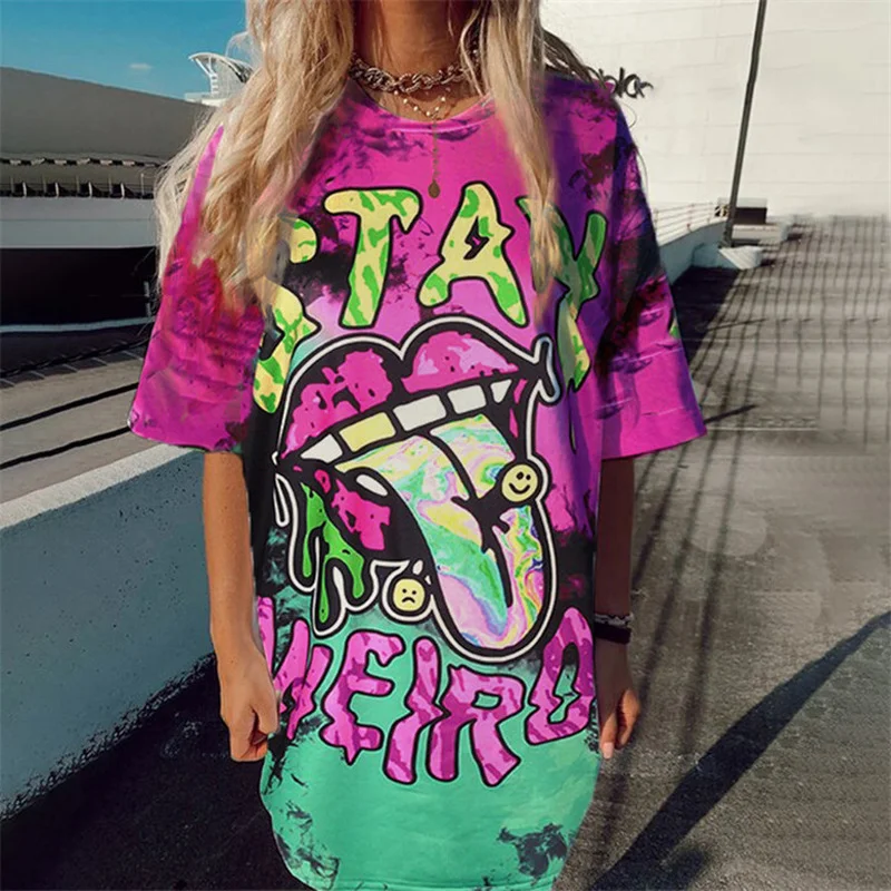 

Yellow Flower Print Graphic T Shirts for Women Summer 2021 Crop Top Short Sleeve Oversized Casual Loose Plus Fashion Clothes New