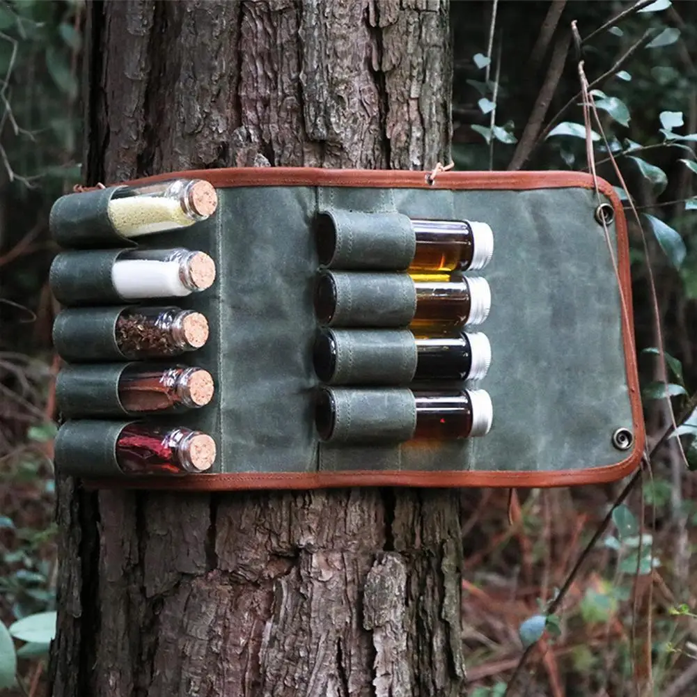 

Туристический контейнер для бутылки для пикника, приправы, походный Набор для специи, приправы, набор J9T2