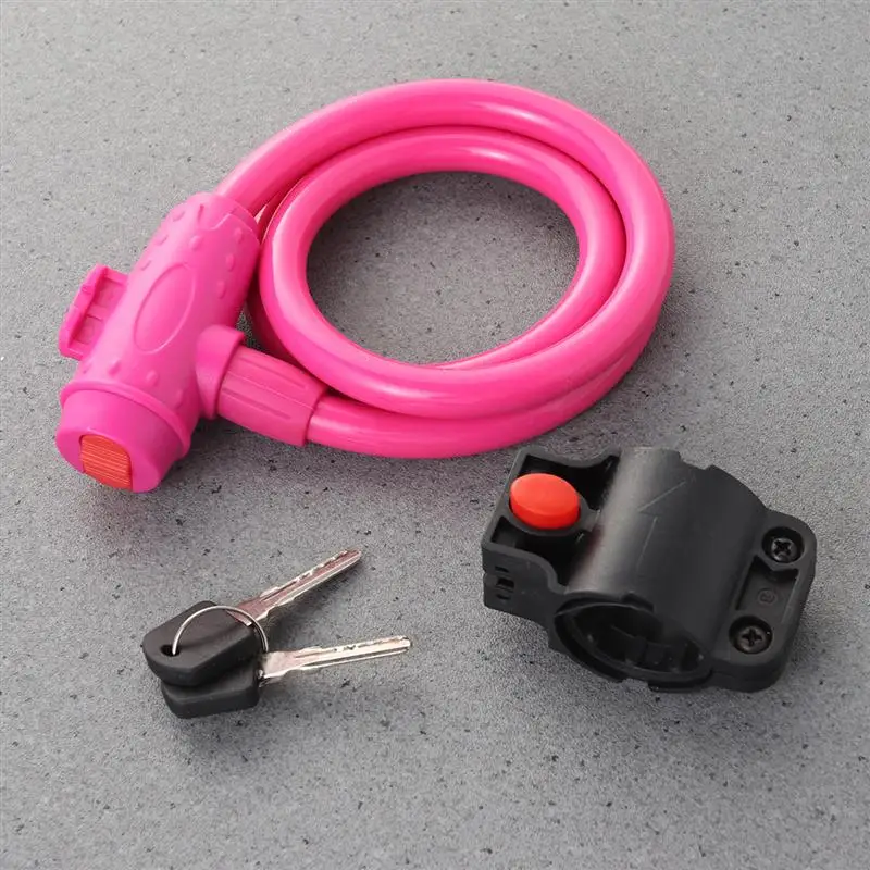 Цветной велосипедный замок для кабеля велосипеда дорожный велосипед горный