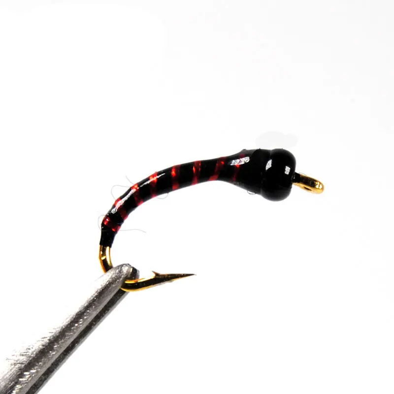 Wifreo 20PCS Assorted Epoxy Nymph Flies Midge Hegene Trout White Fish Fishing Bait Artificial Lures Size #12 #14 #16