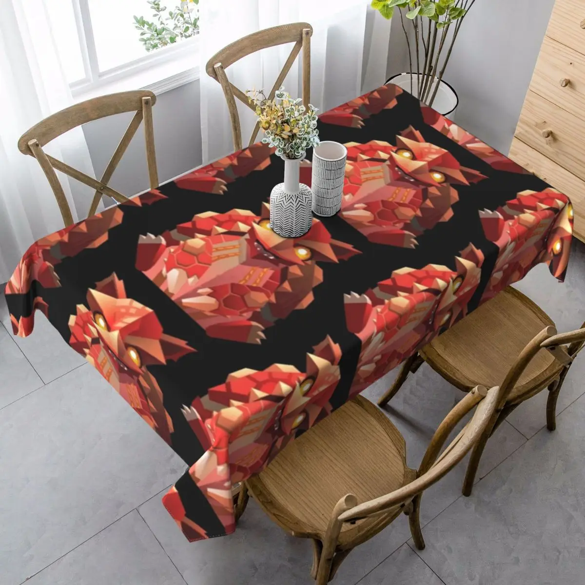 

Monster Hunter Tablecloth Decorative Custom Table Cover Birthday Party Cheap Decoration Polyester Table Cloth