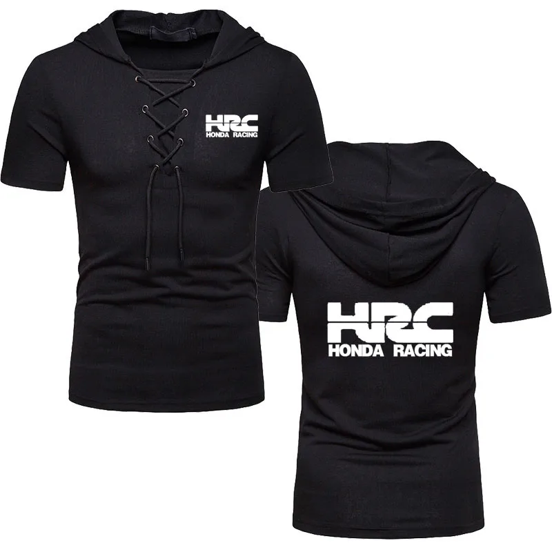 

2021 Summer new Fashion casual Harajuku Men's short sleeve HRC car logo printing Mens T-shirt high quality cotton T-shirt