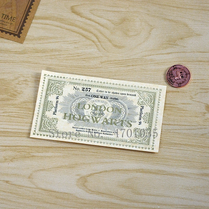 1 шт. Гарри кино Лондон Экспресс Реплика билета на поезд платформа № 257 для