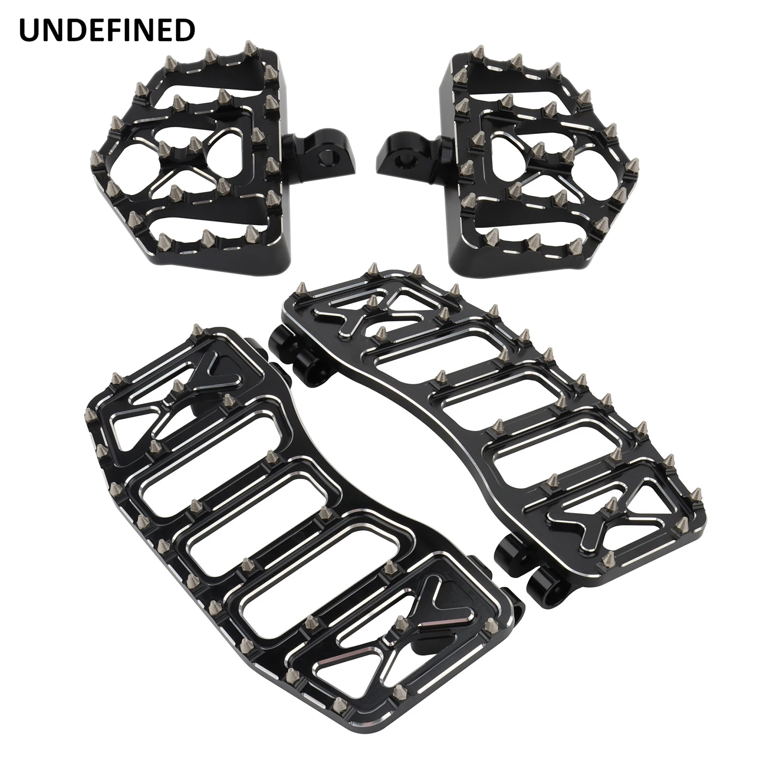 

MX Offroad Wide Foot Pegs Front Floorboard Footrest Chopper for Harley Touring Road Glide 86-2021 Softail FLST Dyna FLD 12-2016