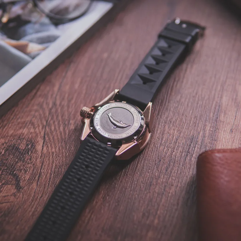 Роскошные мужские часы для дайвинга бронзовые Мужские автоматические 300 м