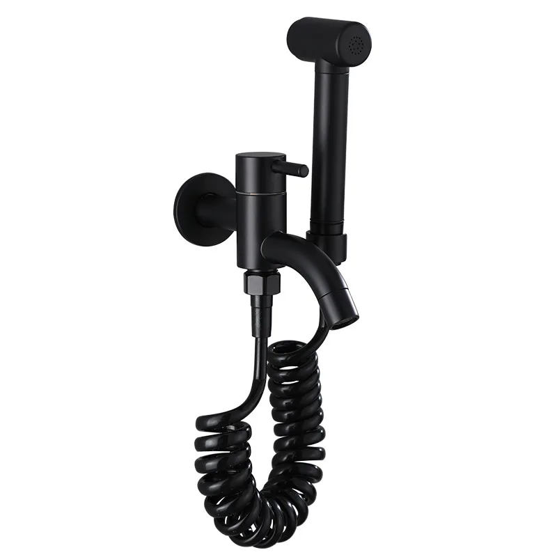 

Bidet Faucet Black Brass Bathroom Shower Mixer Taps Bidet Toilet Sprayer Bidet Toilet Washer Mixer Muslim Shower Ducha Higienica