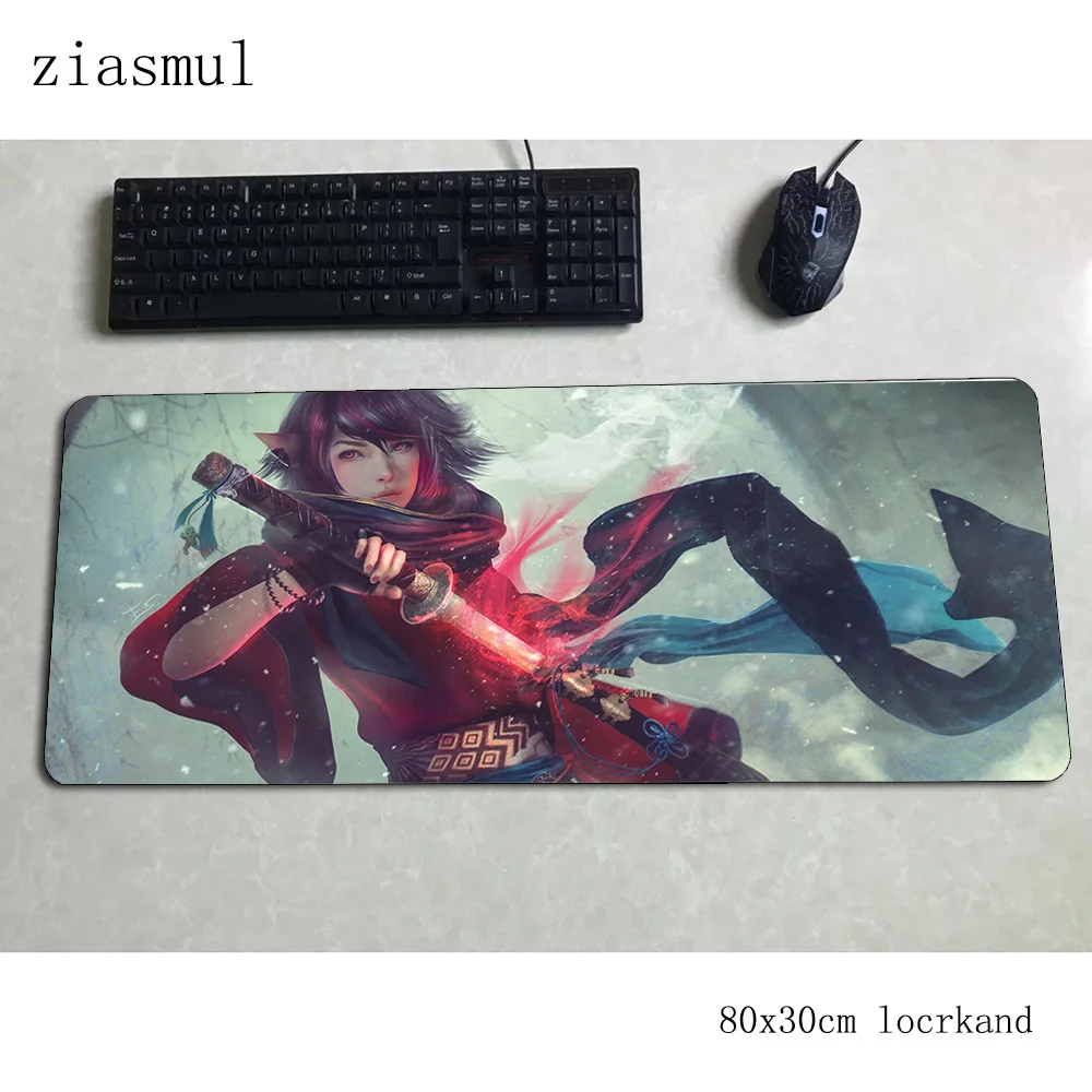 Final fantasy xiv коврик для мыши 80x30 см, 3d коврик для компьютерной мыши, игровые аксессуары xl, большой коврик для мыши, клавиатура, игры, pc gamer
