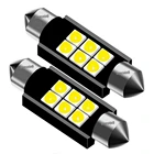 2 шт. гирлянда 31 мм 36 мм 39 мм 41 мм C5W C10W супер яркий кри чип светодиодный автомобильный номерной знак свет Canbus без ошибки интерьер Doom лампа
