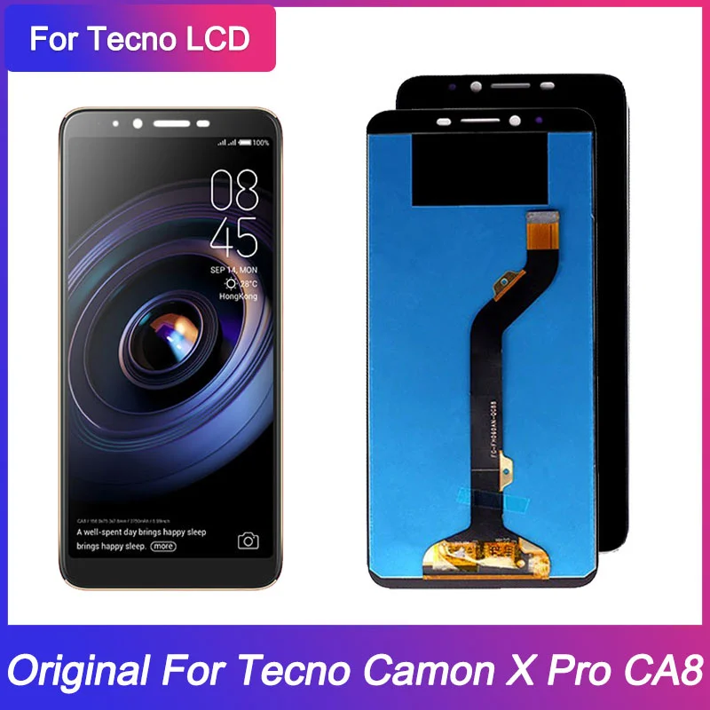 Дисплей 6 0 дюйма для Tecno Camon X Pro ЖК-дисплей кодирующий преобразователь сенсорного