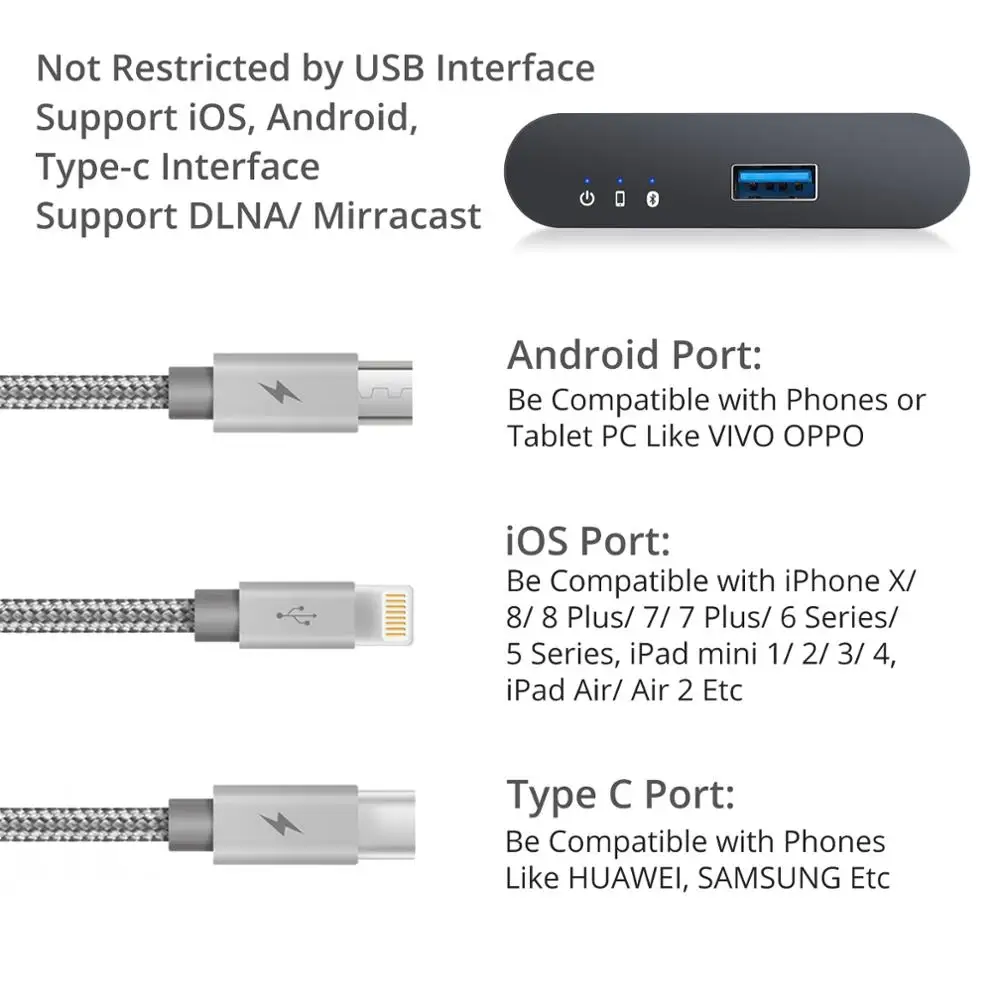 ESYNiC USB адаптер HDMI VGA hd конвертер 1080P двойной дисплей мультипорты с Bluetooth для MacBook Pro