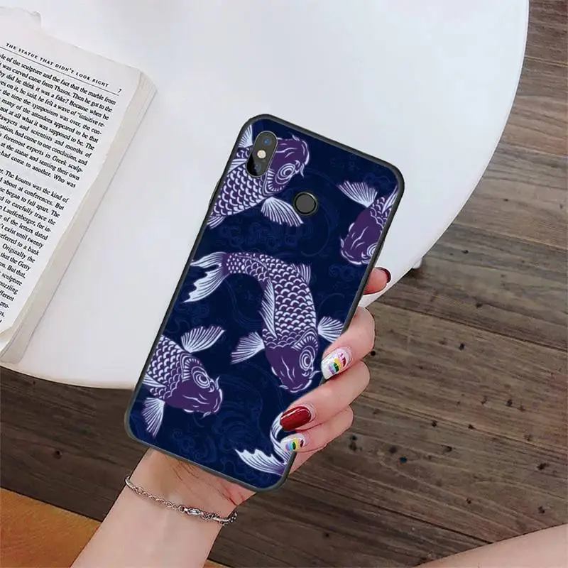 

Art painting aesthetic carp Phone Case For Xiaomi Redmi 4x 5 plus 6A 7 7A 8 mi8 8lite 9 note 4 5 7 8 pro