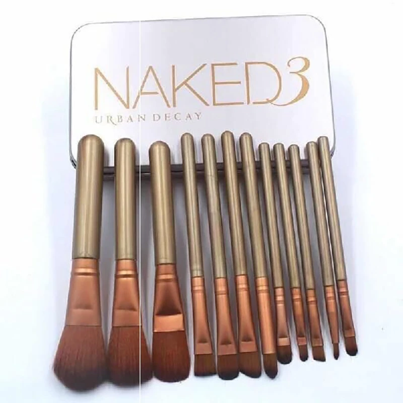 

12pcs Champagne Makeup Brushes Set For Cosmetic Foundation Powder Blush Eyeshadow Blending Make Up Brush Beauty Tool