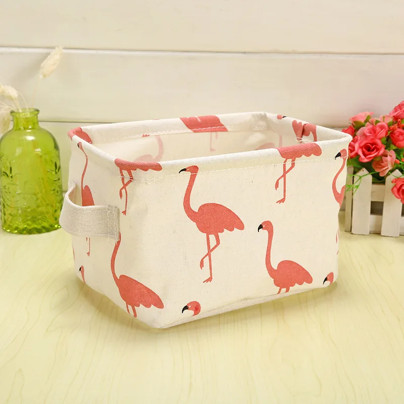 

1Pcs DIY Desktop Storage Basket Sundries Underwear Toy Storage Box Cosmetic Book Organizer Stationery Container Laundry Basket