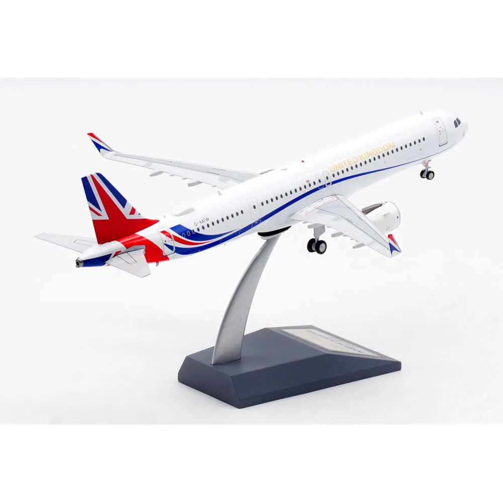 Коллекционный самолёт из сплава 1:200 подарок подсветка искусственный свет