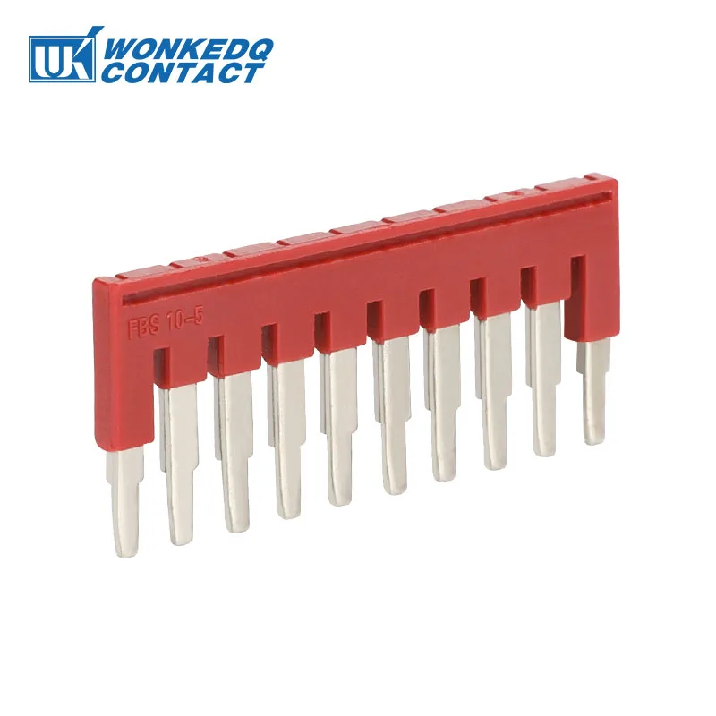 FBS10-4 10-5 10-6 10-8 PHOENIX ST вставной мост для ST и PT din-рейку клеммные блоки аксессуары - Цвет: FBS 10-5