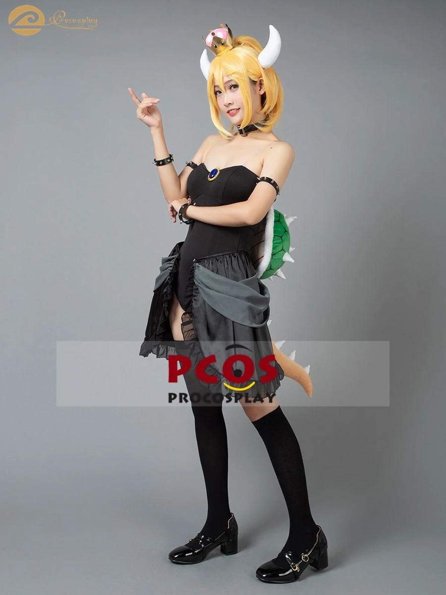 Новинка* ; костюм для косплея «Super Mario Bros Bowser Kuppa Koopa Hime»; маскарадный костюм принцессы Bowsette; mp004229