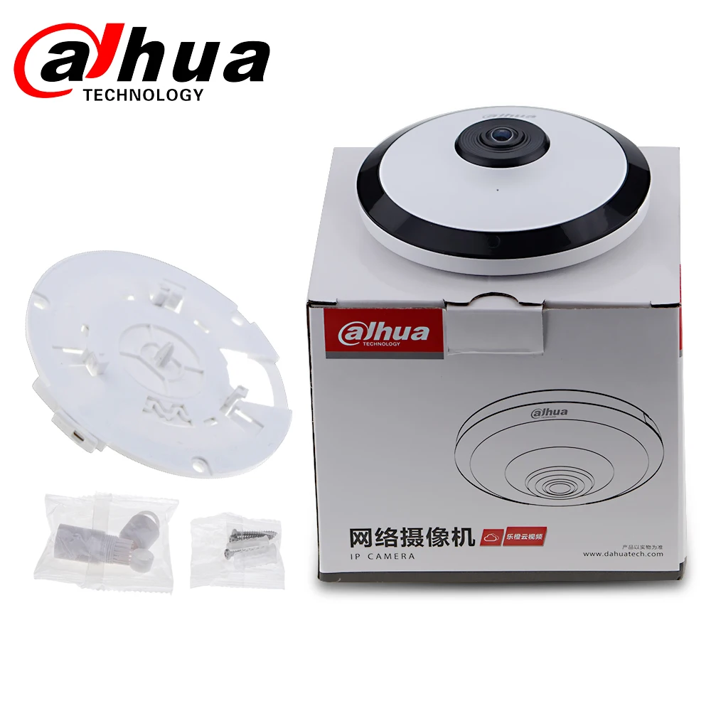 Камера видеонаблюдения Dahua Fisheye HD 4 МП IP панорамная Wi Fi IP67 H.265 PoE разъем для