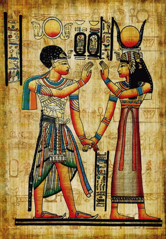 

JMINE Div 5D Ancient Egypt Queen Full Diamond Painting cross stitch kits art High Quality Scenic 3D paint by diamonds