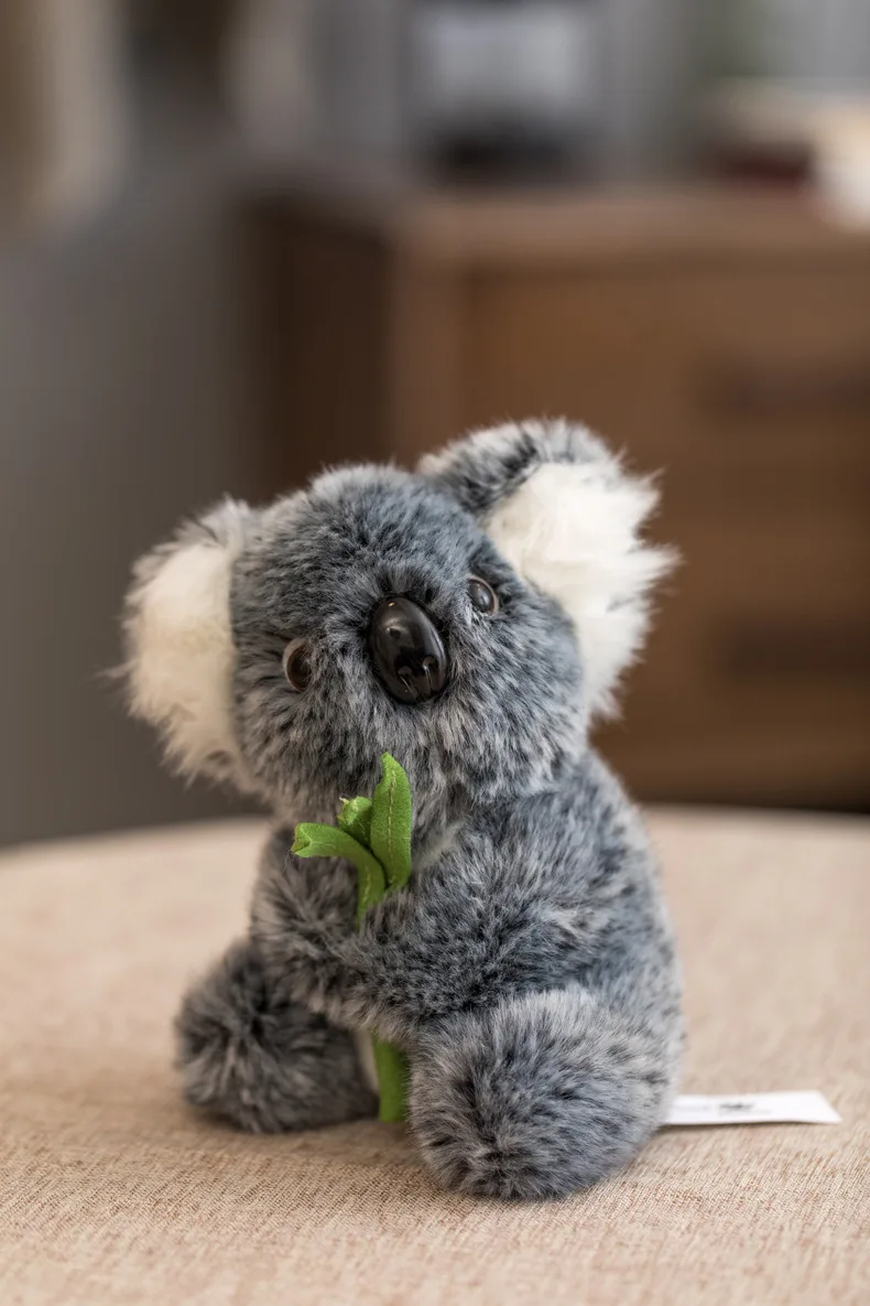 Милая мультяшная серая плюшевая игрушка коала для мамы и ребенка koala Мягкая кукла