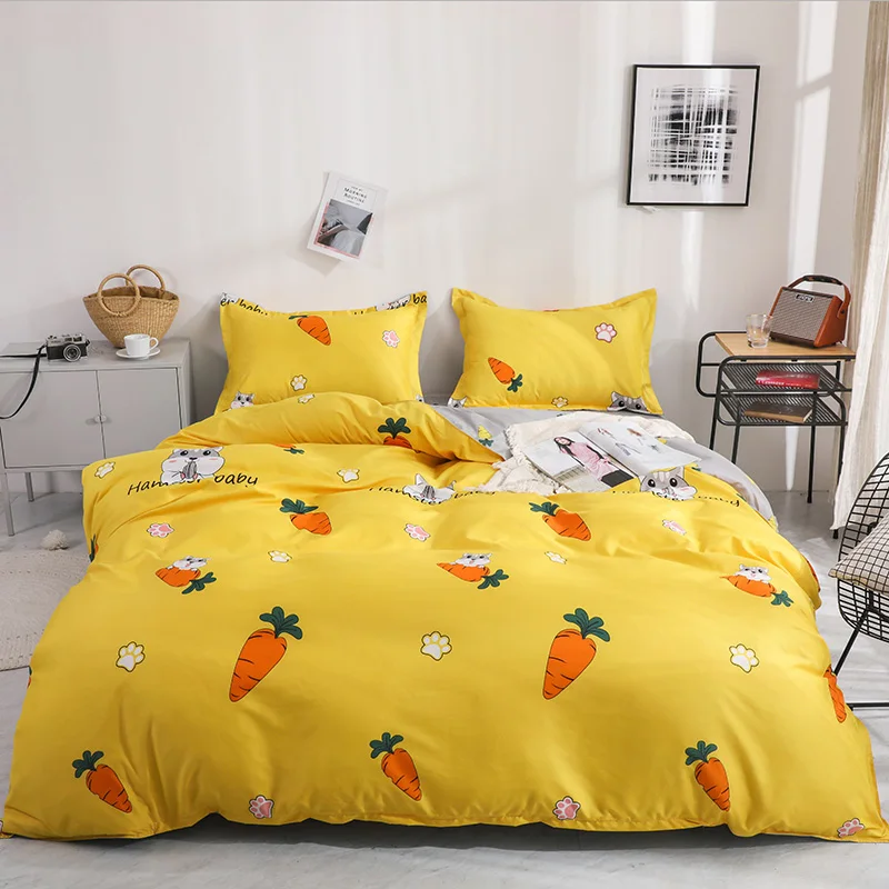 

Stripe Leaf Duvet Cover Set Simple Nordic Bedding Set Quilt Cover Bed Sheet 220x240 King Size Double Bed Linens Single Queen