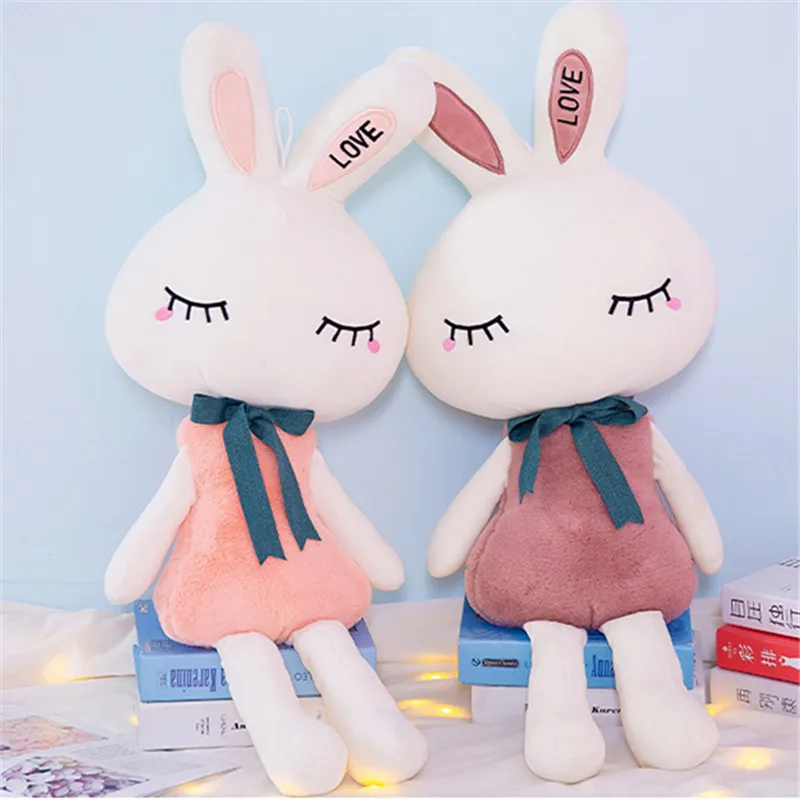 

50-70cm cute long-eared rabbit plush toy mollusk animal Felpa pillow леве игѬђки home decoration creative holiday gift