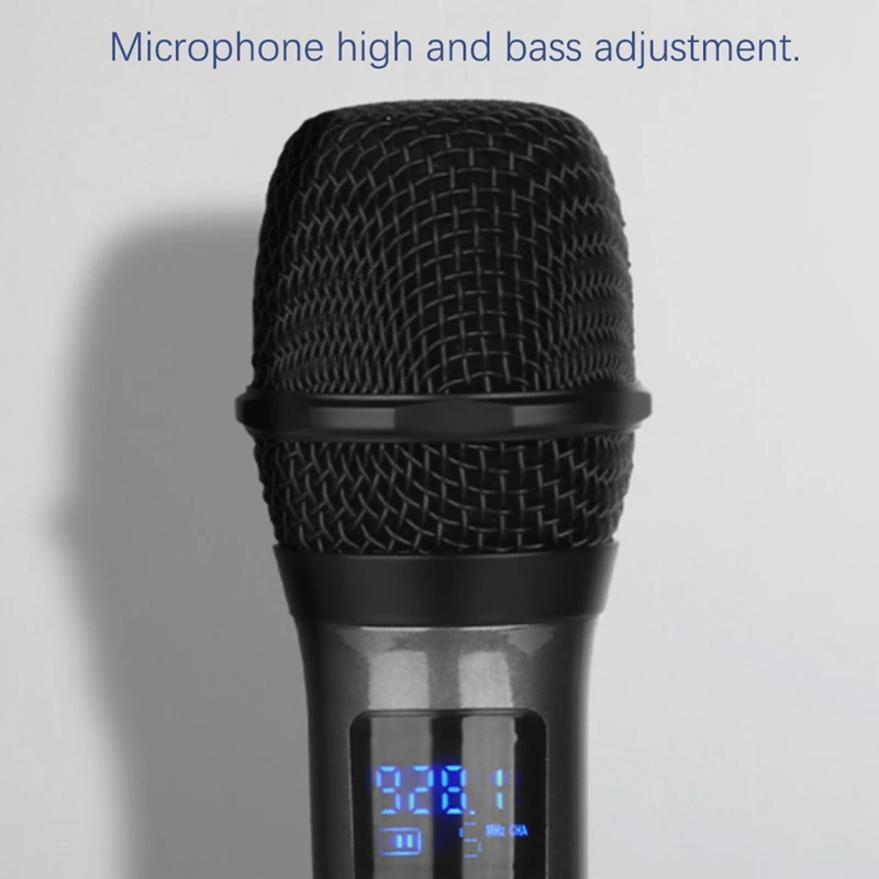 Bluetooth Wireless Microphone Professional Speaker Handheld Musical With Receiver For Karaoke | Электроника