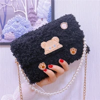 bear bag accordion diy accessories gifts shoulder bags handbags handmade single shoulder female bags for girls women