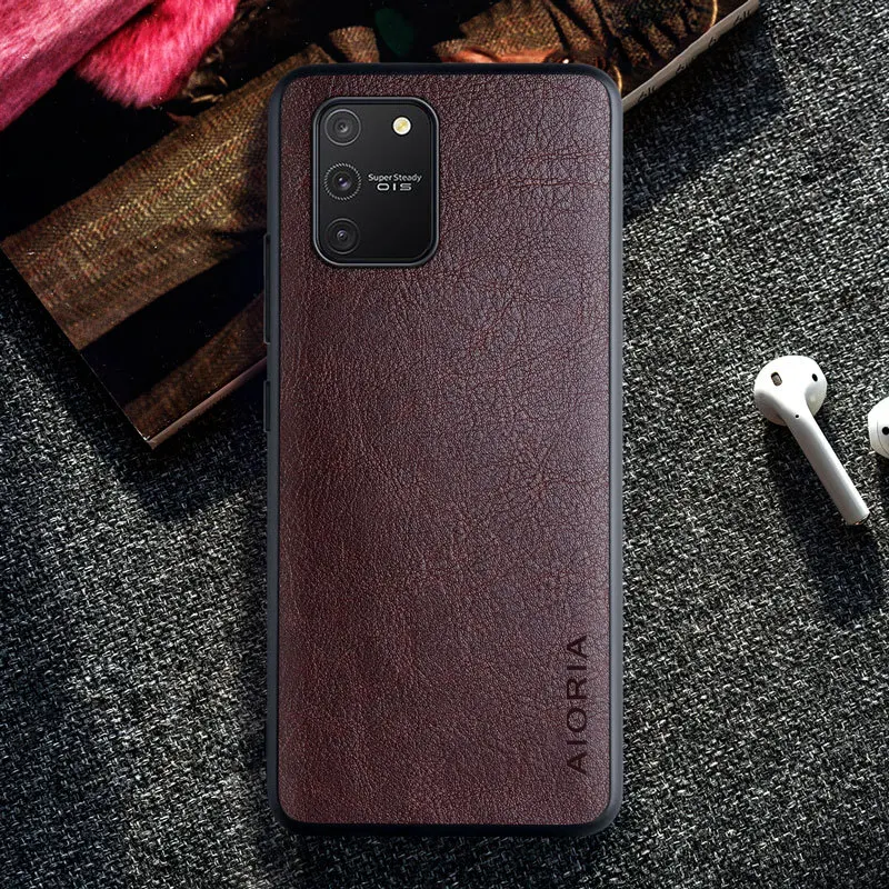 Для Samsung Galaxy Note 20 Ультра чехол из искусственной кожи + ТПУ тонкий защитный