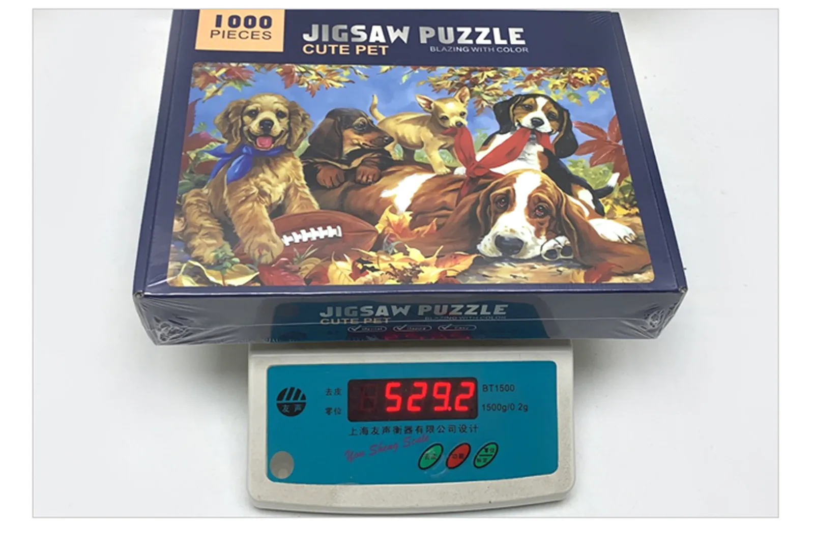 

HIINST 1000pcs Cute Dogs Picture Jigsaw Puzzles Toys Kids Educational Toy Building Block Game Drop Ship 2021 New