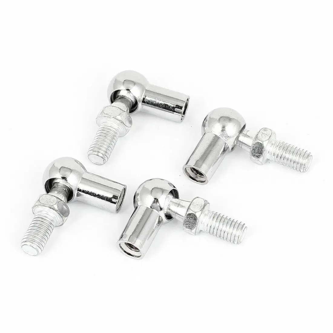 

4 шт. M6 внутренняя резьба M8 наружная, металлический L-образный шариковый шарнир, концевой подшипник.