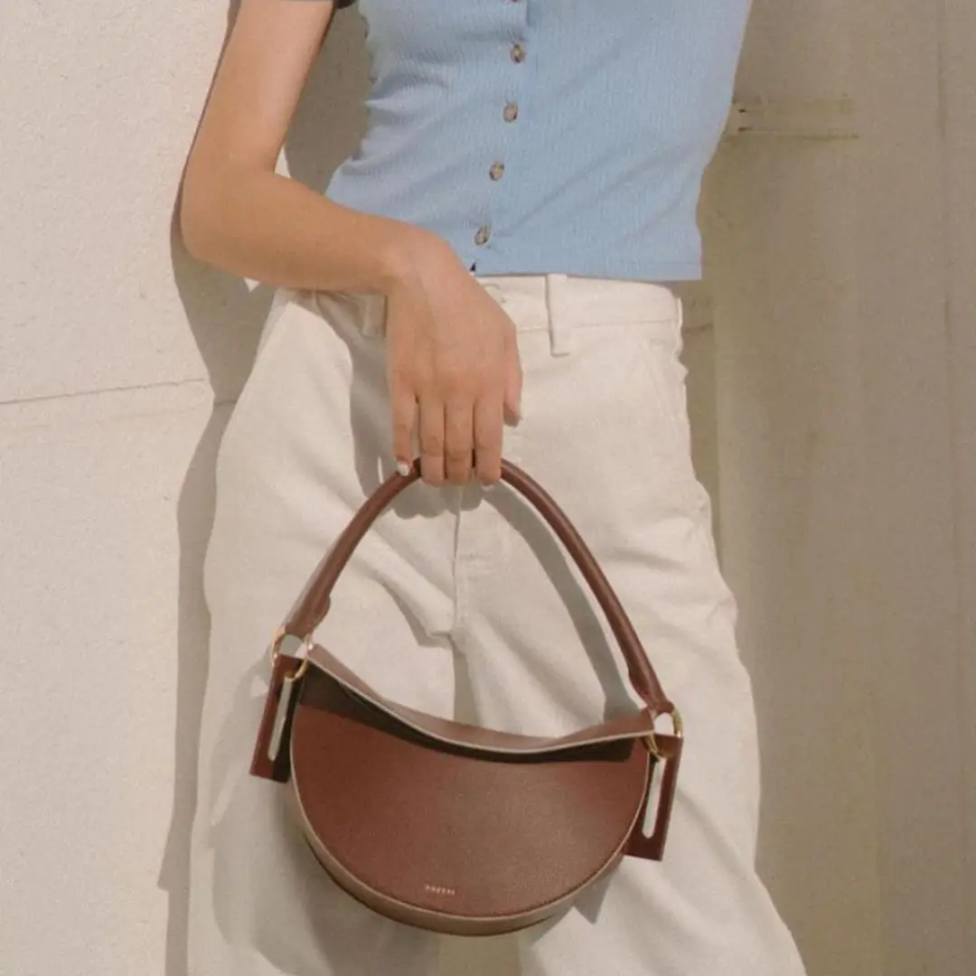 2019 высококлассная женская сумка Half Moon Сумочка звезда с тем же абзацем кожа плечо