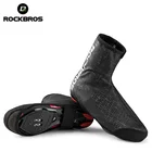 ROCKBROS велосипедная спортивная обувь, водонепроницаемая велосипедная обувь, чехлы, светоотражающие, для горных дорог, ветрозащитные, теплые велосипедные ботинки
