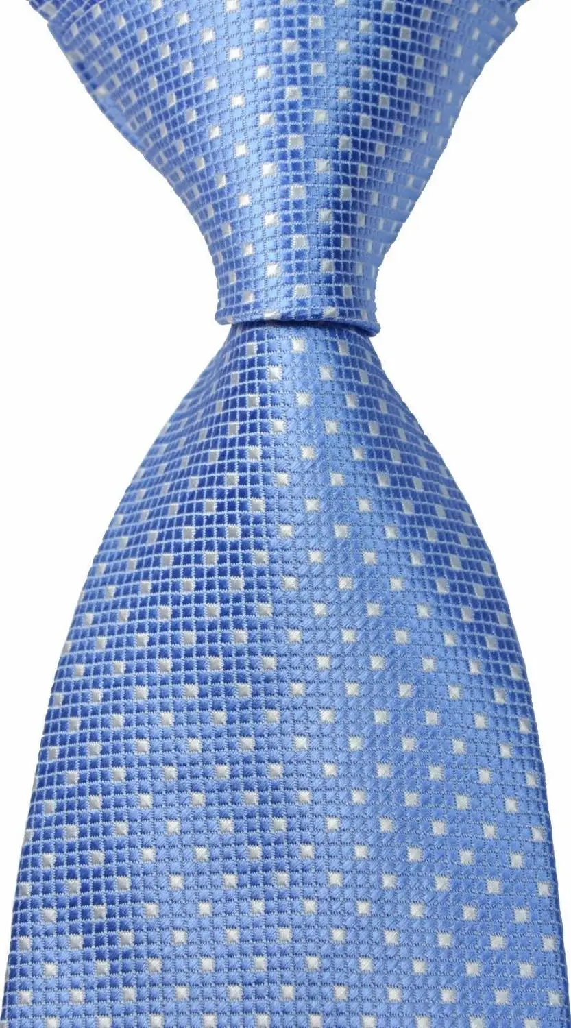 

Men's Tie Plaid Necktie 100% Silk 9cm Red Blue Black Jacquard Party Wedding Woven Fashion Design Necktie
