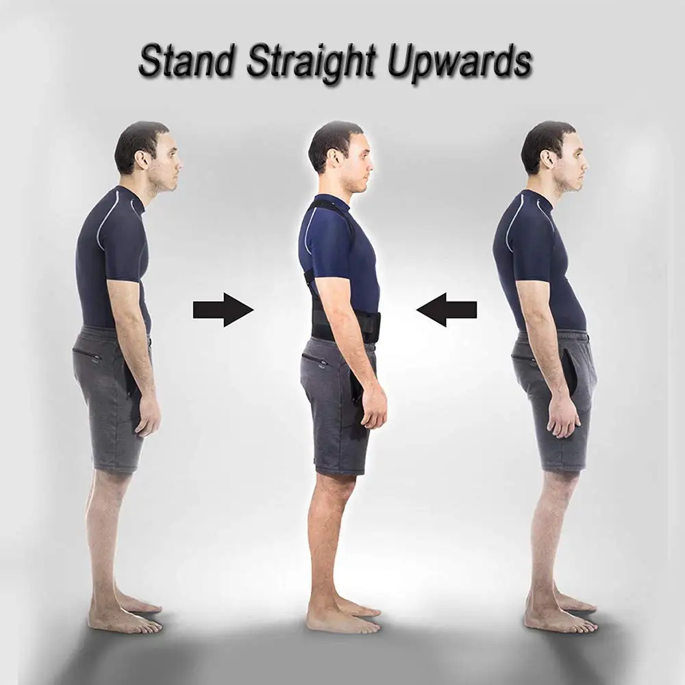 Adult Back Corset Shoulder Lumbar Posture Corrector Bandage Spine Support Belt Magnetic Therapy Back Support Posture Correction