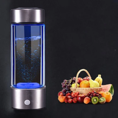 

Portable Hydrogen-Rich Water Bottle Alkaline lonizer Hydrogen-Water Generator Maker Rechargeable Water Bottle Anti-Aging