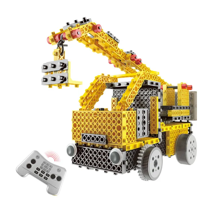 Rc автомобиль электрические строительные блоки кирпичи пульт дистанционного