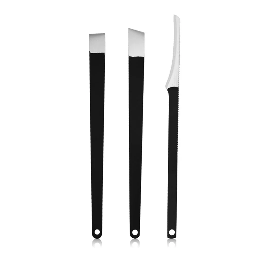 3 шт. нож для педикюра из нержавеющей стали черного цвета инструменты вросших
