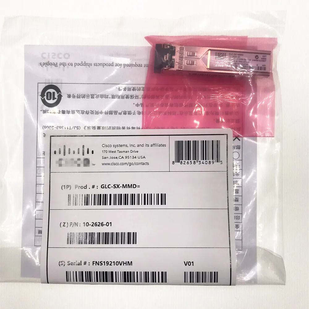 

10 шт GLC-SX-MMD 1000BASE-SX SFP модуль приемопередатчика новый для Cisco