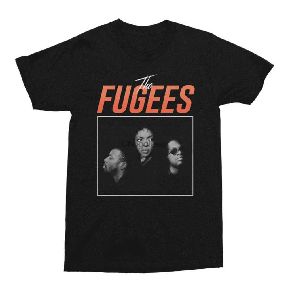 Футболка унисекс The Fugees Wyclef джинсовая Лаурин Хилл 90-х черная футболка в стиле