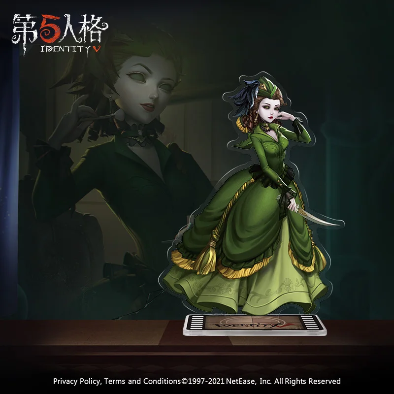 

Anime Identity V Mercenary Bloody Queen Perfumer Aesop Carl Stand Figure Model Plate Acrylic Double Sided Desk Decor Ornaments