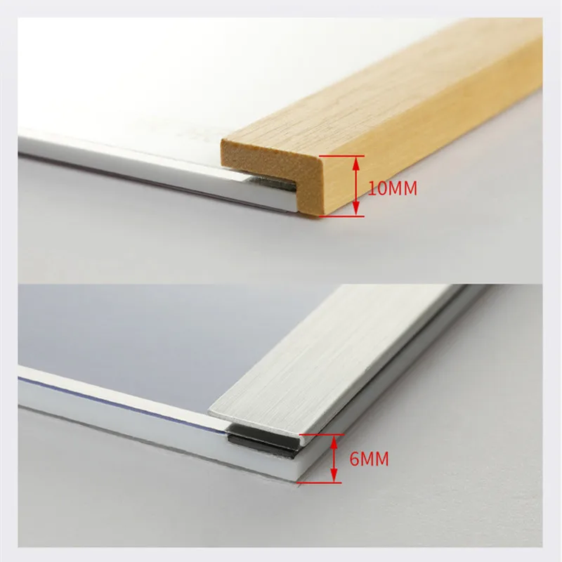 Настенное крепление A4 210x297 мм клейкий деревянный акриловый держатель для вывесок